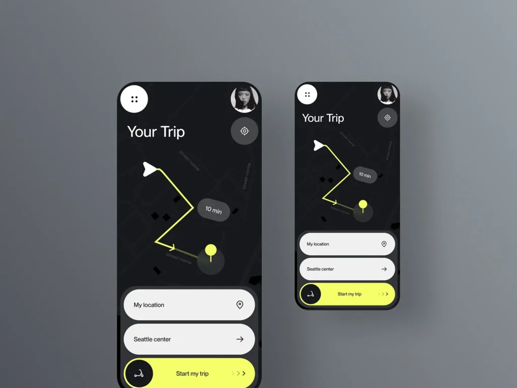 E-Scooter - Smart AI Mobile App 4