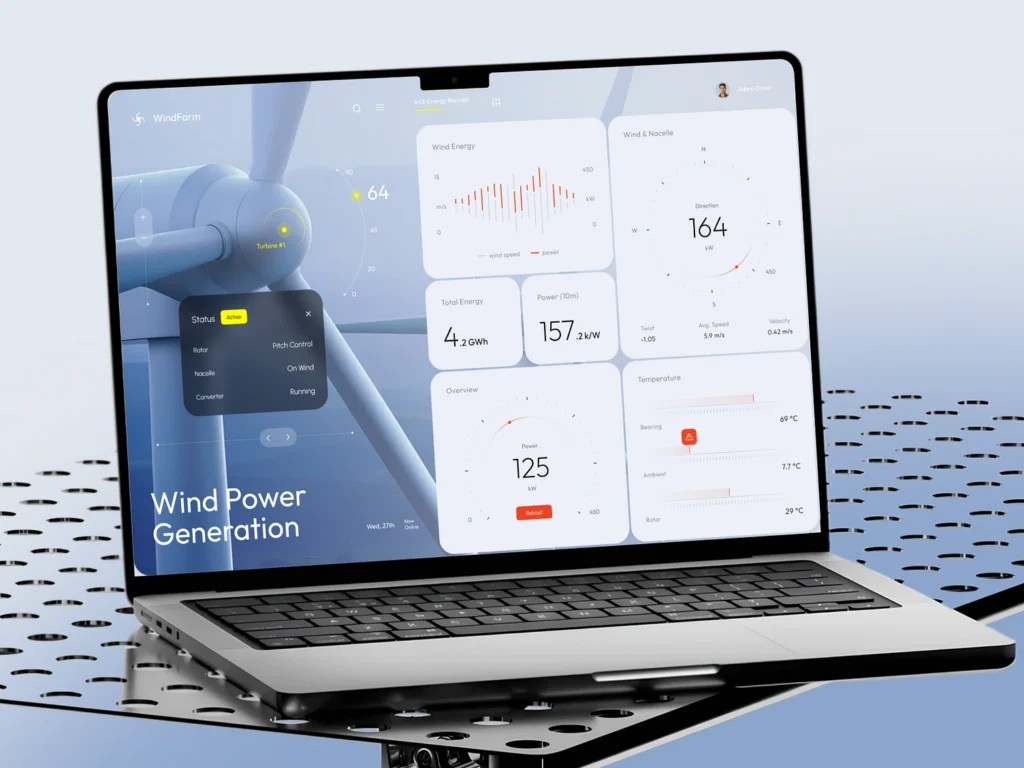WindFarm SaaS - Renewable Energy Dashboard 1