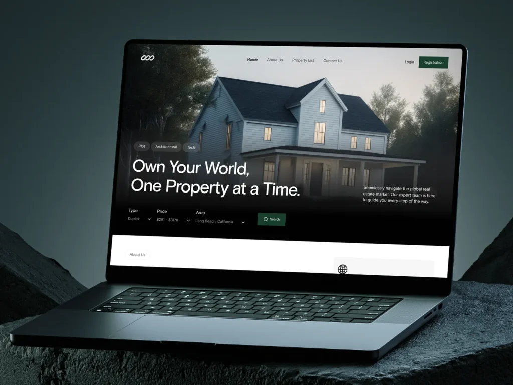 Real Estate Property Finder Website Design 3