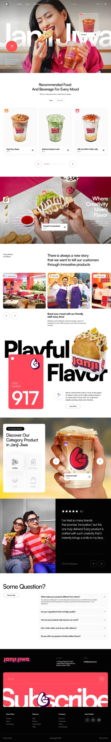 Janji Jiwa - Website Redesign 2
