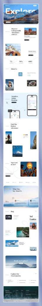 MonksTrip - Travel Website Design 4