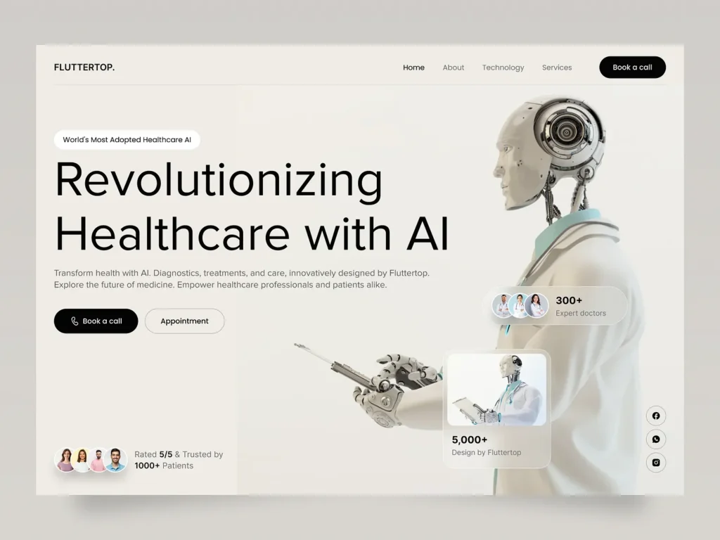 AI Website Design for Healthcare 1