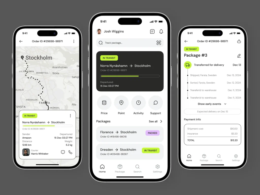 Delivery Mobile App Design 2