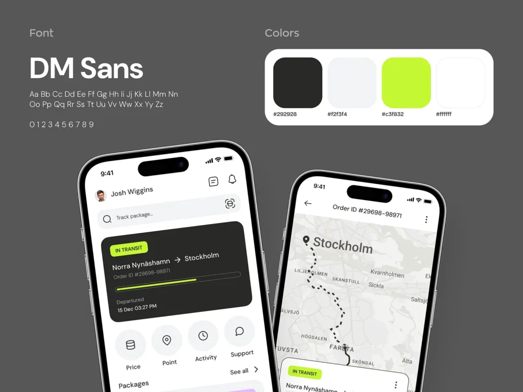 Delivery Mobile App Design 4